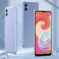 Husa pentru Samsung Galaxy A04e / M04 - Techsuit Shockproof Clear Silicone - Clear transparenta