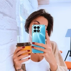 Husa pentru Honor X8a - Techsuit Shockproof Clear Silicone - Clear transparenta