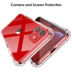 Husa pentru iPhone 12 mini - Techsuit Shockproof Clear Silicone - Clear transparenta