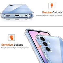 Husa pentru Samsung Galaxy A25 5G - Techsuit Shockproof Clear Silicone - Clear transparenta