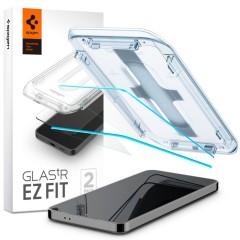 Folie pentru Samsung Galaxy S24 Plus (set 2) - Spigen Glas.tR EZ FIT - Clear