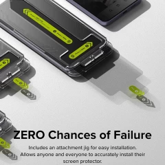 Folie pentru Samsung Galaxy S24 (set 2) - Ringke Easy Slide Tempered Glass - Privacy transparenta