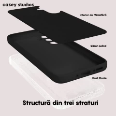 Husa Samsung Galaxy A54 Casey Studios Premium Soft Silicone Negru