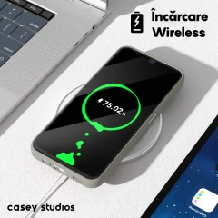 Husa Samsung Galaxy A14 4G/5G Casey Studios Premium Soft Silicone Gri