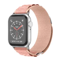 Curea Textil Alpine Loop compatibila cu Apple Watch Ultra 2/Ultra/SE/9/8/7/6/5/4/3/2/1 - 42/44/45/49MM CASEY STUDIOS, Ajustabila, Respirabila Roz 