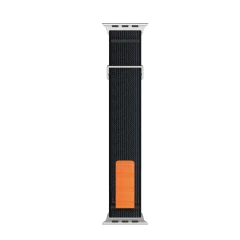 Curea Nailon Trail compatibila cu Apple Watch SE/9/8/7/6/5/4/3/2/1 - 38/40/41MM CASEY STUDIOS, Ajustabila, Respirabila, Material Textil Negru