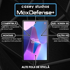 Folie Sticla CASEY STUDIOS? pentru Lenovo Tab P11 Pro Gen 2 2022 11.2? (TB-132FU), Full Glue, Sticla Securizata, Duritate Militara, Ultra HD, Protectie Profesionala Ecran 3D, Anti Zgarieturi, Anti Socuri, Transparenta Transparent