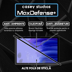 Folie Sticla CASEY STUDIOS? pentru Samsung Galaxy Tab A7 10.4 2022/2020 T500/T503/T505/T507/T509), Full Glue, Sticla Securizata, Duritate Militara, Ultra HD, Protectie Profesionala Ecran 3D, Anti Zgarieturi, Anti Socuri, Transparenta Transparent