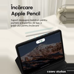 Husa cu Tastatura Iluminata si TouchPad compatibila cu iPad Mini 5/4/3/2/1 7.9