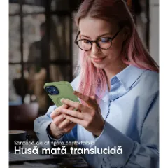 Husa MagSafe pentru iPhone 11, CASEY STUDIOS, de Protectie, Slim, pentru Incarcare Wireless, Margini Ridicate pentru Protectia Ecranului si a Camerelor verde deschis