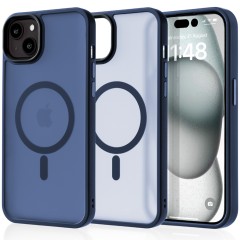 Husa MagSafe pentru iPhone 15 Plus, CASEY STUDIOS, de Protectie, Slim, pentru Incarcare Wireless, Margini Ridicate pentru Protectia Ecranului si a Camerelor