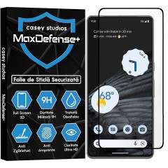 Folie Sticla CASEY STUDIOS compatibila cu Google Pixel 7, Full Glue, Duritate Militara, Ultra HD, Anti Zgarieturi, Anti Amprente, Anti Socuri, Margini Negre