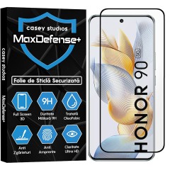 Folie Sticla CASEY STUDIOS compatibila cu Honor 90, Full Glue, Duritate Militara, Ultra HD, Anti Zgarieturi, Anti Amprente, Anti Socuri, Margini Negre