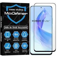Folie Sticla CASEY STUDIOS compatibila cu Honor 90 Lite, Full Glue, Duritate Militara, Ultra HD, Anti Zgarieturi, Anti Amprente, Anti Socuri, Margini Negre