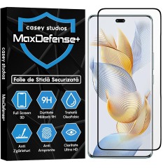 Folie Sticla CASEY STUDIOS compatibila cu Honor 90 Pro, Full Glue, Duritate Militara, Ultra HD, Anti Zgarieturi, Anti Amprente, Anti Socuri, Margini Negre