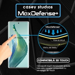 Folie Sticla CASEY STUDIOS compatibila cu Honor Magic5 Lite, Full Glue, Duritate Militara, Ultra HD, Anti Zgarieturi, Anti Amprente, Anti Socuri, Margini Negre Negru