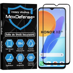 Folie Sticla CASEY STUDIOS compatibila cu Honor X6 / X8 5G, Full Glue, Duritate Militara, Ultra HD, Anti Zgarieturi, Anti Amprente, Anti Socuri, Margini Negre