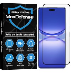 Folie Sticla CASEY STUDIOS compatibila cu Huawei nova 12s, Full Glue, Duritate Militara, Ultra HD, Anti Zgarieturi, Anti Amprente, Anti Socuri, Margini Negre