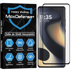 Folie Sticla CASEY STUDIOS compatibila cu Motorola Edge 2024, Full Glue, Duritate Militara, Ultra HD, Anti Zgarieturi, Anti Amprente, Anti Socuri, Margini Negre