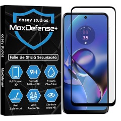 Folie Sticla CASEY STUDIOS compatibila cu Motorola Moto G64, Full Glue, Duritate Militara, Ultra HD, Anti Zgarieturi, Anti Amprente, Anti Socuri, Margini Negre