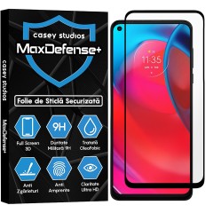 Folie Sticla CASEY STUDIOS compatibila cu Motorola Moto G Stylus 5G 2024, Full Glue, Duritate Militara, Ultra HD, Anti Zgarieturi, Anti Amprente, Anti Socuri, Margini Negre