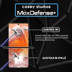 Folie Sticla CASEY STUDIOS compatibila cu Motorola Moto X50 Ultra, Full Glue, Duritate Militara, Ultra HD, Anti Zgarieturi, Anti Amprente, Anti Socuri, Margini Negre Negru