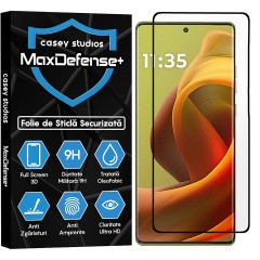 Folie Sticla CASEY STUDIOS compatibila cu Motorola S50 Neo, Full Glue, Duritate Militara, Ultra HD, Anti Zgarieturi, Anti Amprente, Anti Socuri, Margini Negre