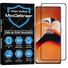 Folie Sticla CASEY STUDIOS compatibila cu OnePlus 11R, Full Glue, Duritate Militara, Ultra HD, Anti Zgarieturi, Anti Amprente, Anti Socuri, Margini Negre