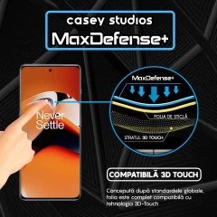 Folie Sticla CASEY STUDIOS compatibila cu OnePlus 11R, Full Glue, Duritate Militara, Ultra HD, Anti Zgarieturi, Anti Amprente, Anti Socuri, Margini Negre Negru