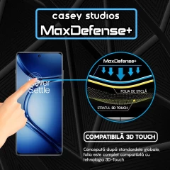 Folie Sticla CASEY STUDIOS compatibila cu OnePlus Ace 2 Pro, Full Glue, Duritate Militara, Ultra HD, Anti Zgarieturi, Anti Amprente, Anti Socuri, Margini Negre Negru