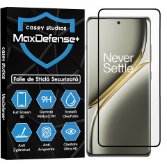 Folie Sticla CASEY STUDIOS compatibila cu OnePlus Ace 3 Pro, Full Glue, Duritate Militara, Ultra HD, Anti Zgarieturi, Anti Amprente, Anti Socuri, Margini Negre