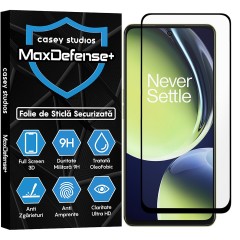 Folie Sticla CASEY STUDIOS compatibila cu OnePlus Nord CE3, Full Glue, Duritate Militara, Ultra HD, Anti Zgarieturi, Anti Amprente, Anti Socuri, Margini Negre