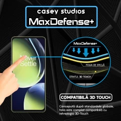 Folie Sticla CASEY STUDIOS compatibila cu OnePlus Nord CE3, Full Glue, Duritate Militara, Ultra HD, Anti Zgarieturi, Anti Amprente, Anti Socuri, Margini Negre Negru
