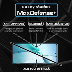 Folie Sticla CASEY STUDIOS compatibila cu OnePlus Nord CE4 Lite, Full Glue, Duritate Militara, Ultra HD, Anti Zgarieturi, Anti Amprente, Anti Socuri, Margini Negre Negru