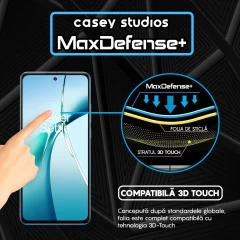 Folie Sticla CASEY STUDIOS compatibila cu OnePlus Nord CE4 Lite, Full Glue, Duritate Militara, Ultra HD, Anti Zgarieturi, Anti Amprente, Anti Socuri, Margini Negre Negru