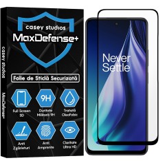 Folie Sticla CASEY STUDIOS compatibila cu OnePlus Nord N30 SE, Full Glue, Duritate Militara, Ultra HD, Anti Zgarieturi, Anti Amprente, Anti Socuri, Margini Negre