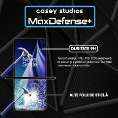 Folie Sticla CASEY STUDIOS compatibila cu OnePlus Nord N30 SE, Full Glue, Duritate Militara, Ultra HD, Anti Zgarieturi, Anti Amprente, Anti Socuri, Margini Negre Negru