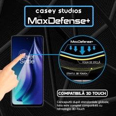 Folie Sticla CASEY STUDIOS compatibila cu OnePlus Nord N30 SE, Full Glue, Duritate Militara, Ultra HD, Anti Zgarieturi, Anti Amprente, Anti Socuri, Margini Negre Negru