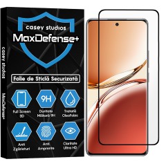 Folie Sticla CASEY STUDIOS compatibila cu Oppo A3 Pro, Full Glue, Duritate Militara, Ultra HD, Anti Zgarieturi, Anti Amprente, Anti Socuri, Margini Negre