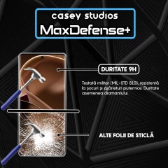 Folie Sticla CASEY STUDIOS compatibila cu Oppo Find X6 Pro, Full Glue, Duritate Militara, Ultra HD, Anti Zgarieturi, Anti Amprente, Anti Socuri, Margini Negre Negru