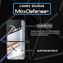 Folie Sticla CASEY STUDIOS compatibila cu Realme GT Neo 3 150W, Full Glue, Duritate Militara, Ultra HD, Anti Zgarieturi, Anti Amprente, Anti Socuri, Margini Negre Negru