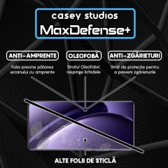 Folie Sticla CASEY STUDIOS compatibila cu Realme GT Neo6, Full Glue, Duritate Militara, Ultra HD, Anti Zgarieturi, Anti Amprente, Anti Socuri, Margini Negre Negru