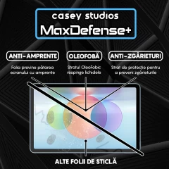 Folie Sticla CASEY STUDIOS? pentru Huawei MatePad 10.4 / 10.4 2022 , Full Glue, Sticla Securizata, Duritate Militara, Ultra HD, Protectie Profesionala Ecran 3D, Anti Zgarieturi, Anti Socuri, Transparenta Transparent