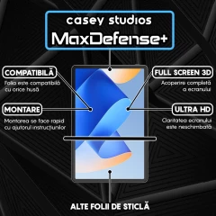 Folie Sticla CASEY STUDIOS? pentru Huawei MatePad 11 2023, Full Glue, Sticla Securizata, Duritate Militara, Ultra HD, Protectie Profesionala Ecran 3D, Anti Zgarieturi, Anti Socuri, Transparenta Transparent