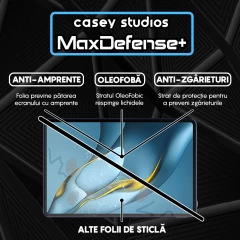 Folie Sticla CASEY STUDIOS? pentru Huawei MatePad Pro 10.8 2019 / 10.8 5G 2019 / 10.8 2021, Full Glue, Sticla Securizata, Duritate Militara, Ultra HD, Protectie Profesionala Ecran 3D, Anti Zgarieturi, Anti Socuri, Transparenta Transparent