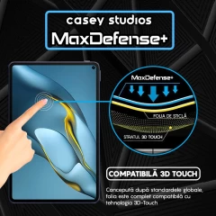Folie Sticla CASEY STUDIOS? pentru Huawei MatePad Pro 10.8 2019 / 10.8 5G 2019 / 10.8 2021, Full Glue, Sticla Securizata, Duritate Militara, Ultra HD, Protectie Profesionala Ecran 3D, Anti Zgarieturi, Anti Socuri, Transparenta Transparent