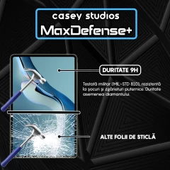Folie Sticla CASEY STUDIOS? pentru Huawei MatePad Pro 12.6 2021, Full Glue, Sticla Securizata, Duritate Militara, Ultra HD, Protectie Profesionala Ecran 3D, Anti Zgarieturi, Anti Socuri, Transparenta Transparent