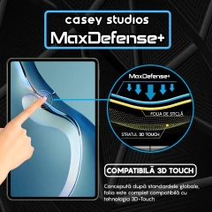 Folie Sticla CASEY STUDIOS? pentru Huawei MatePad Pro 12.6 2021, Full Glue, Sticla Securizata, Duritate Militara, Ultra HD, Protectie Profesionala Ecran 3D, Anti Zgarieturi, Anti Socuri, Transparenta Transparent