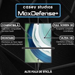 Folie Sticla CASEY STUDIOS? pentru Huawei MatePad Pro 13.2, Full Glue, Sticla Securizata, Duritate Militara, Ultra HD, Protectie Profesionala Ecran 3D, Anti Zgarieturi, Anti Socuri, Transparenta Transparent