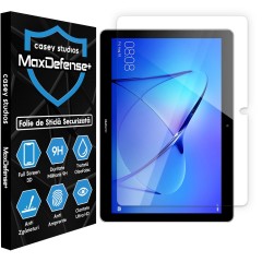 Folie Sticla CASEY STUDIOS? pentru Huawei Mediapad T3 10, Full Glue, Sticla Securizata, Duritate Militara, Ultra HD, Protectie Profesionala Ecran 3D, Anti Zgarieturi, Anti Socuri, Transparenta